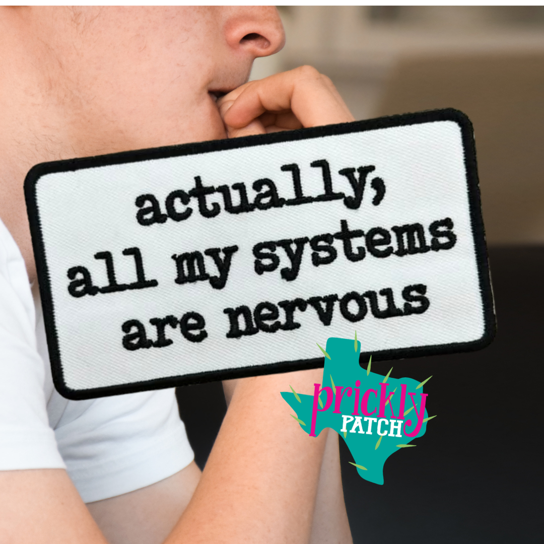 All My Systems Iron-On Embroidered Patch