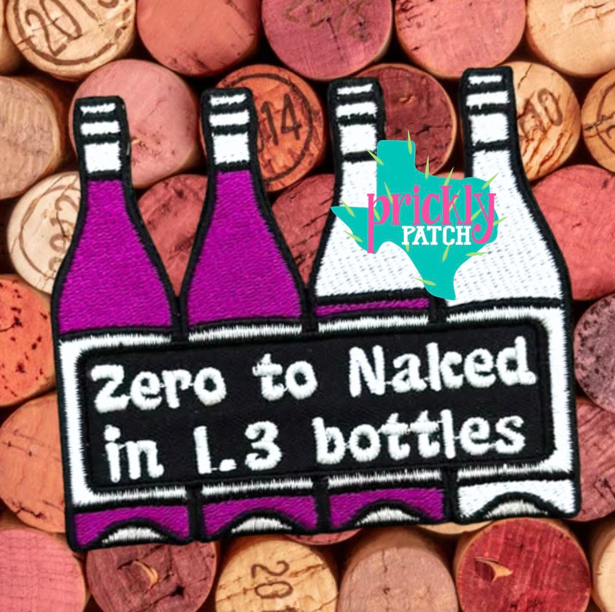 Zero to Naked Iron-On Embroidered Patch