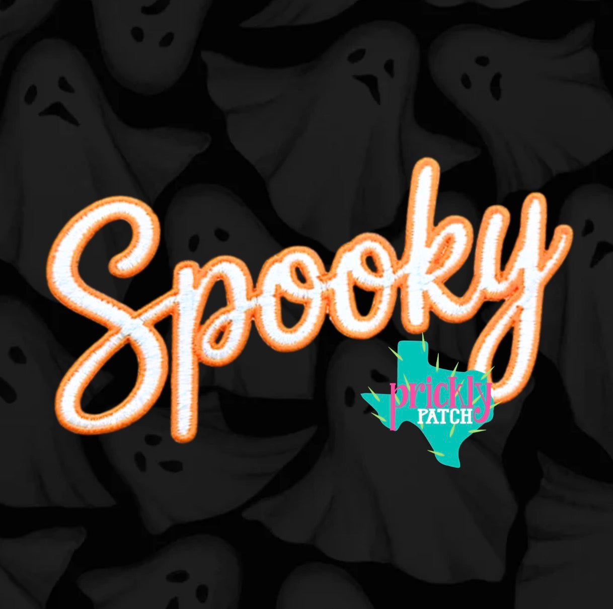 Spooky Iron-On Embroidered Patch