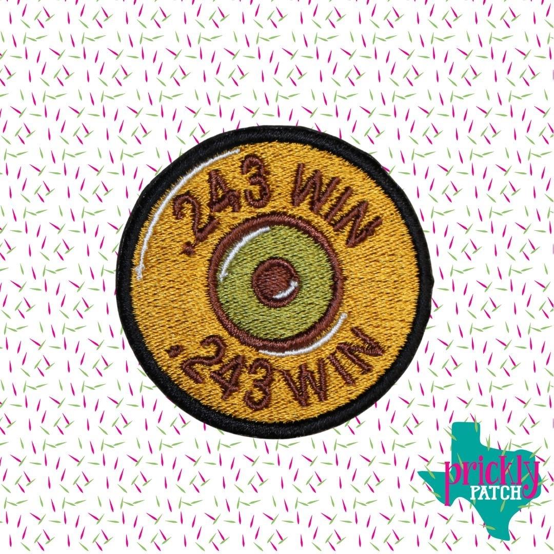 243 Rifle Cartridge Patch