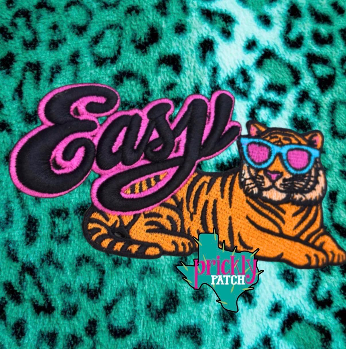 Easy Tiger Iron-On Embroidered Patch