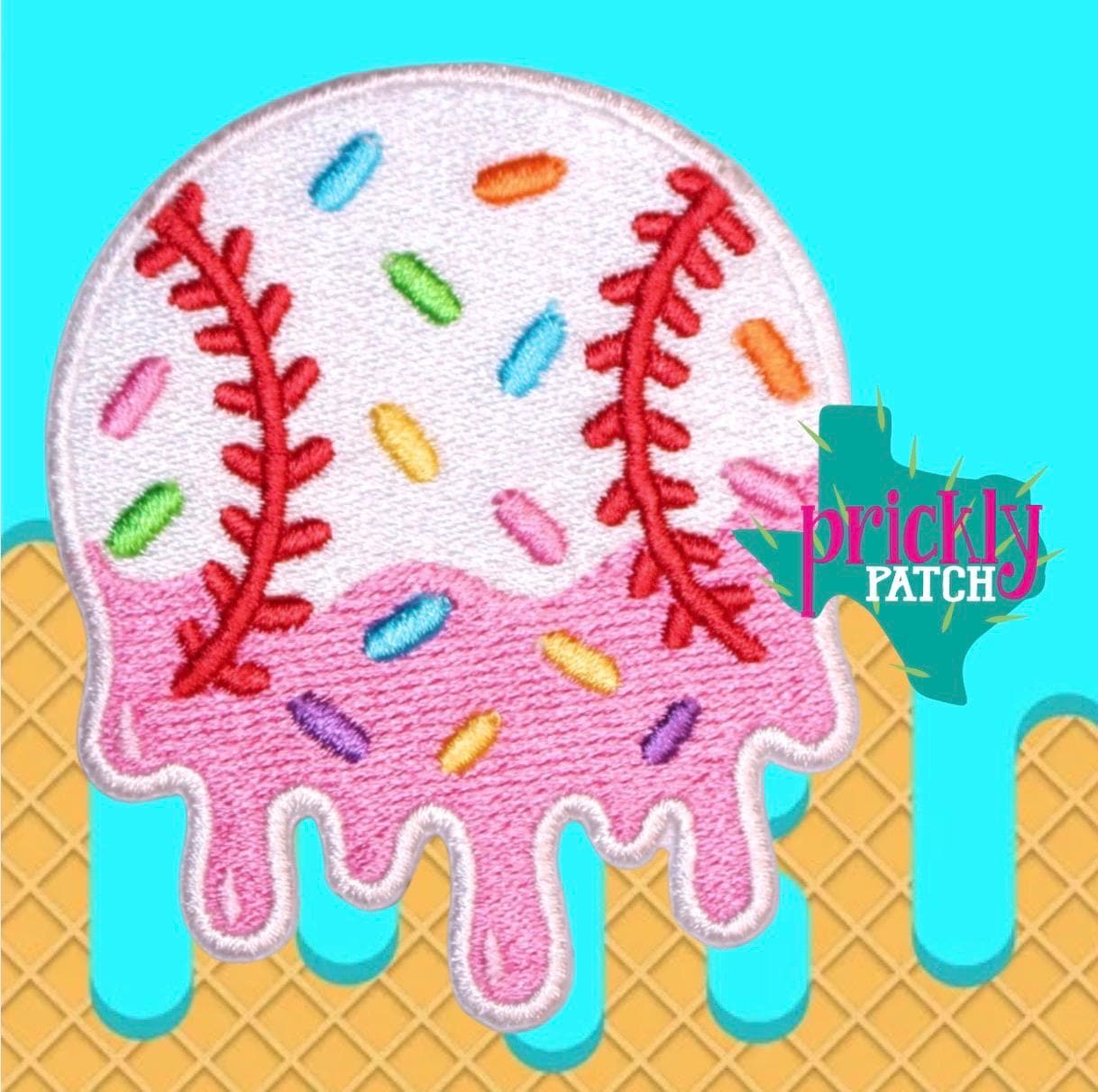 Baseball Drip Patch