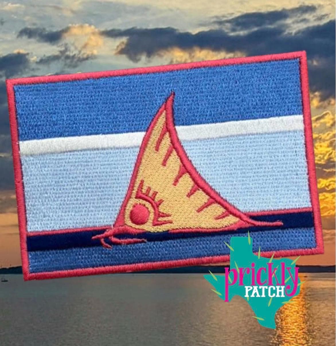 Redfish Embroidered Iron-On Patch