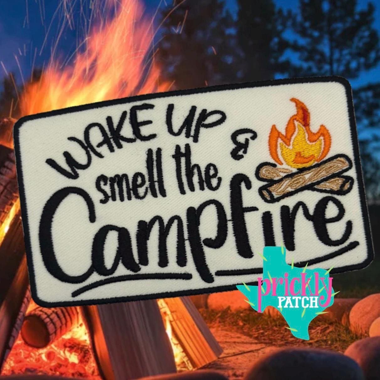 Campfire Iron-On Embroidered Patch