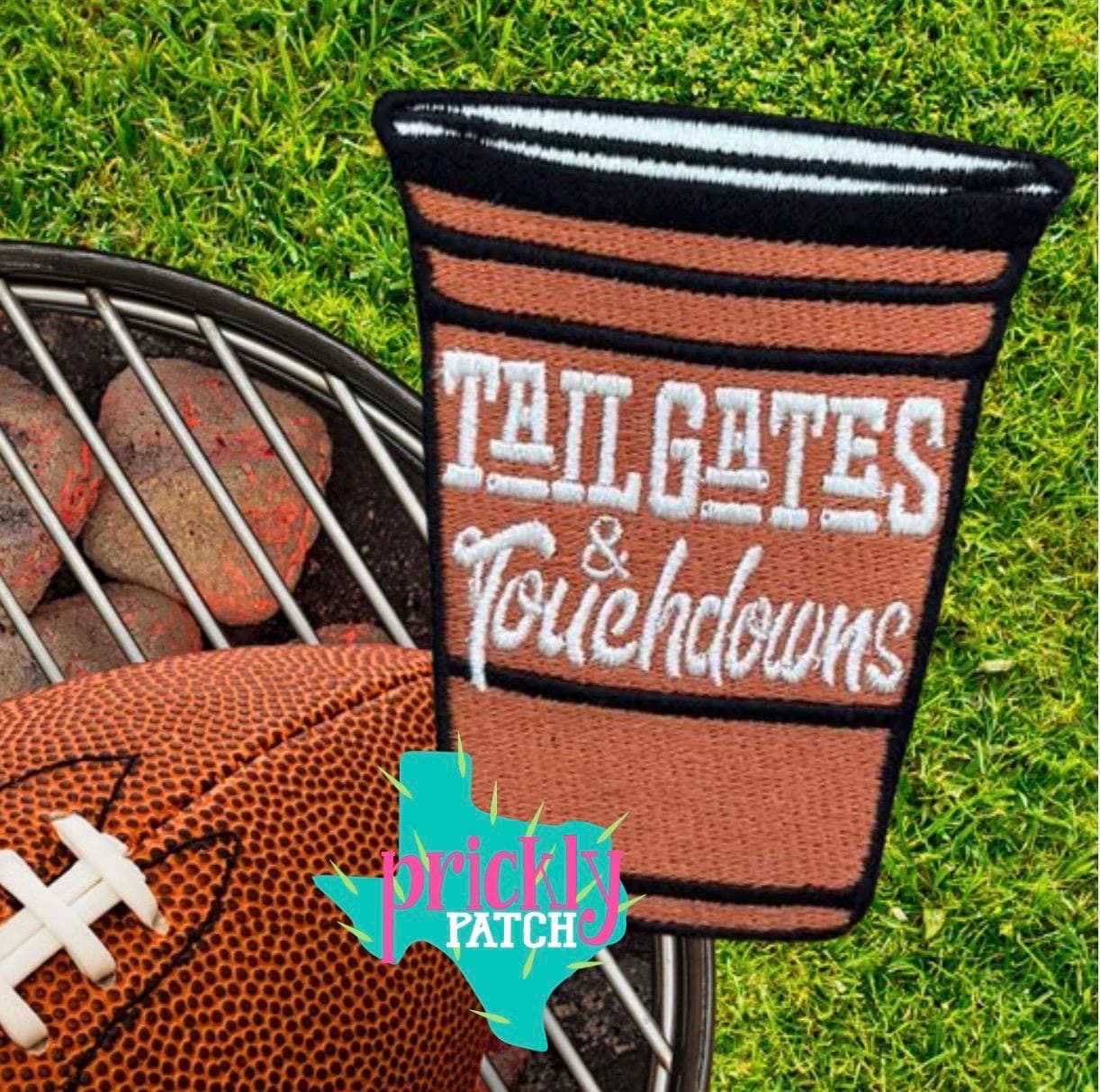 Tailgates & Touchdowns Texas Orange Iron-On Embroidered Patch