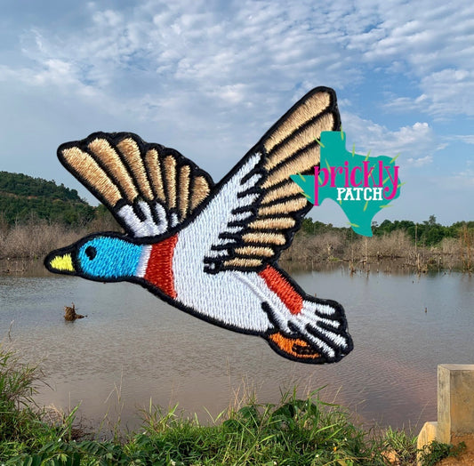 Duck Iron-On Embroidered Patch