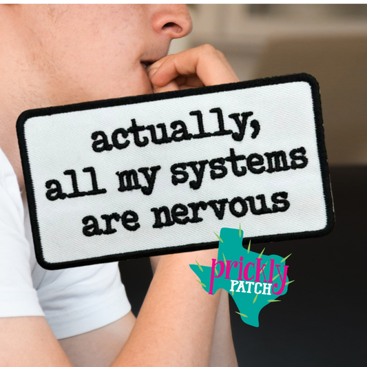 All My Systems Iron-On Embroidered Patch