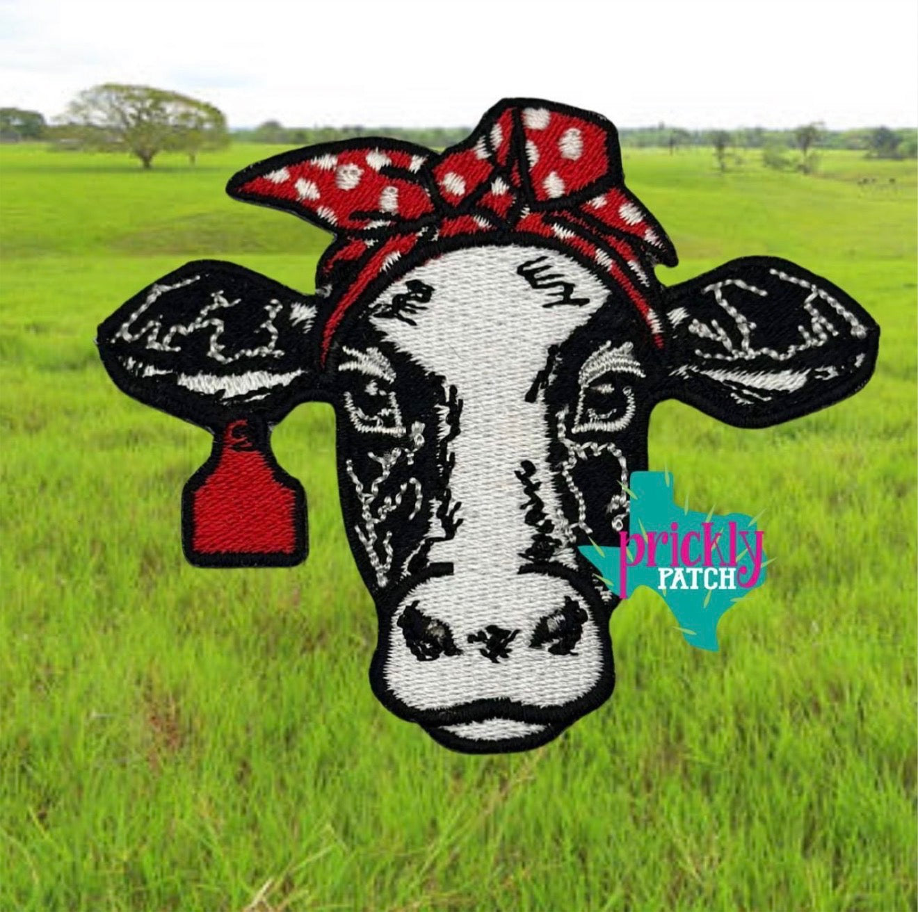 Heifer Iron-On Embroidered Patch