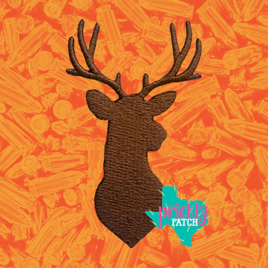 Buck Iron-On Embroidered Patch