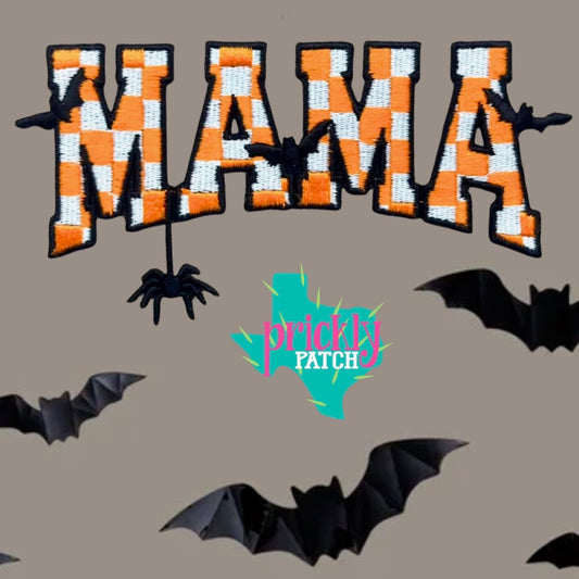 Spooky Mama Iron-On Embroidered Patch