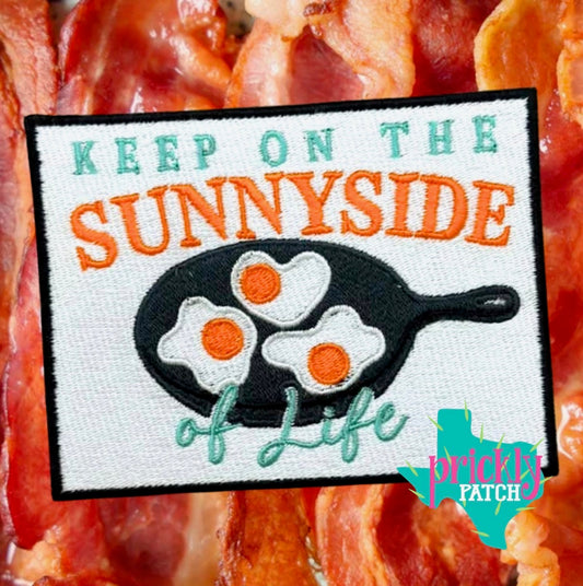Sunnyside of Life Iron-On Embroidered Patch