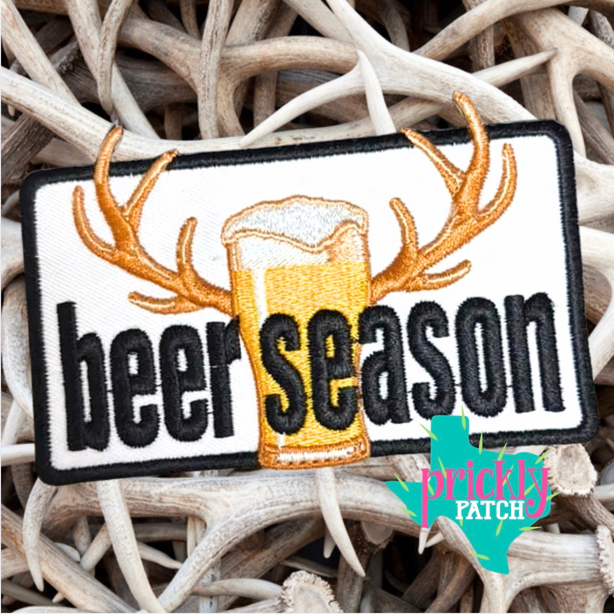 Beer Season Iron-On Embroidered Patch