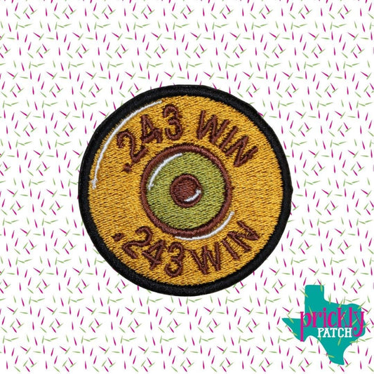 243 Rifle Cartridge Patch