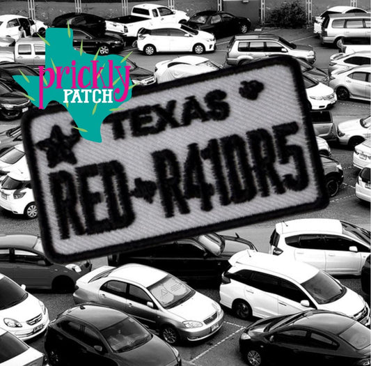 Tech License Plate Patch