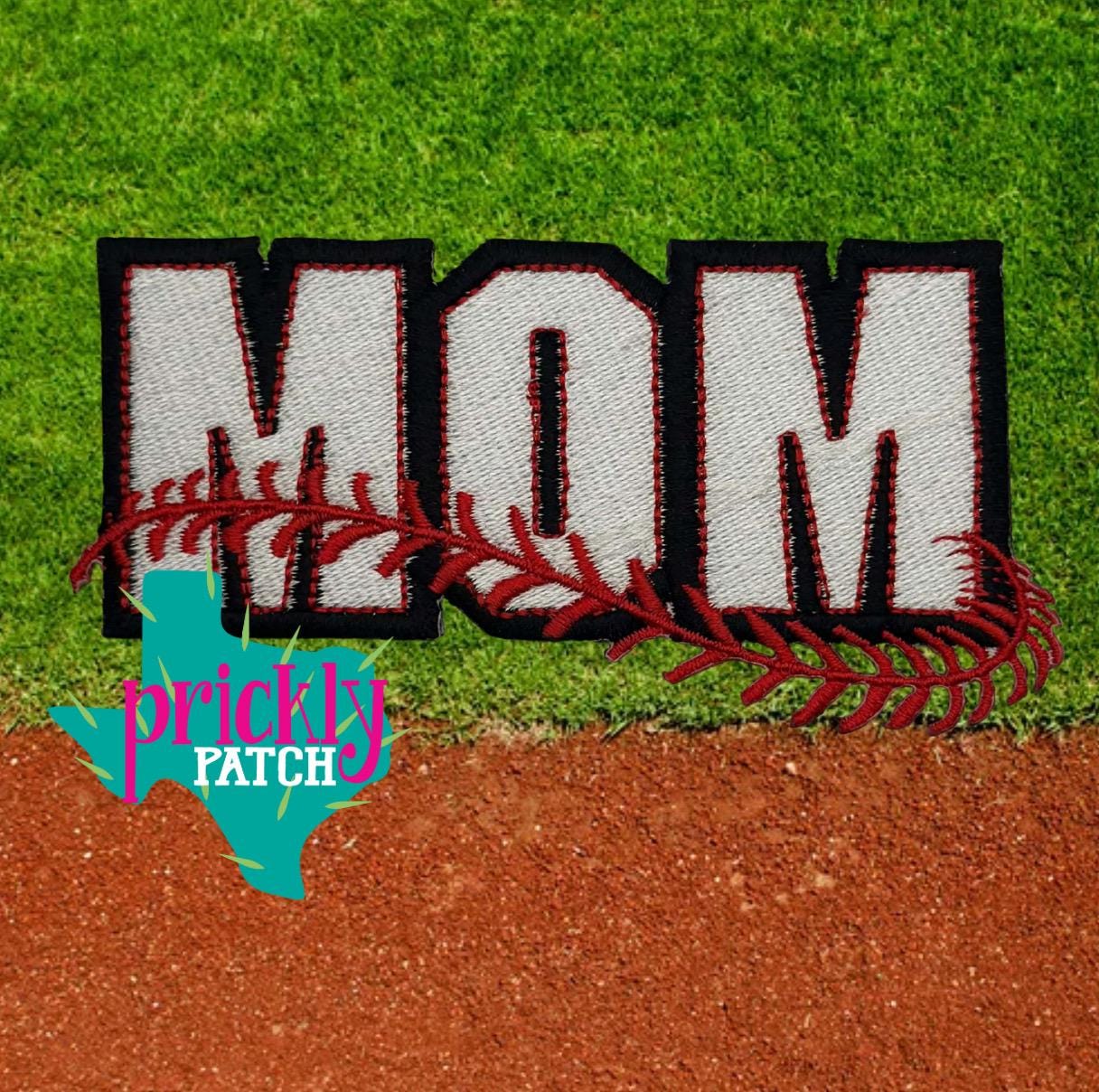 Baseball Mom Patch