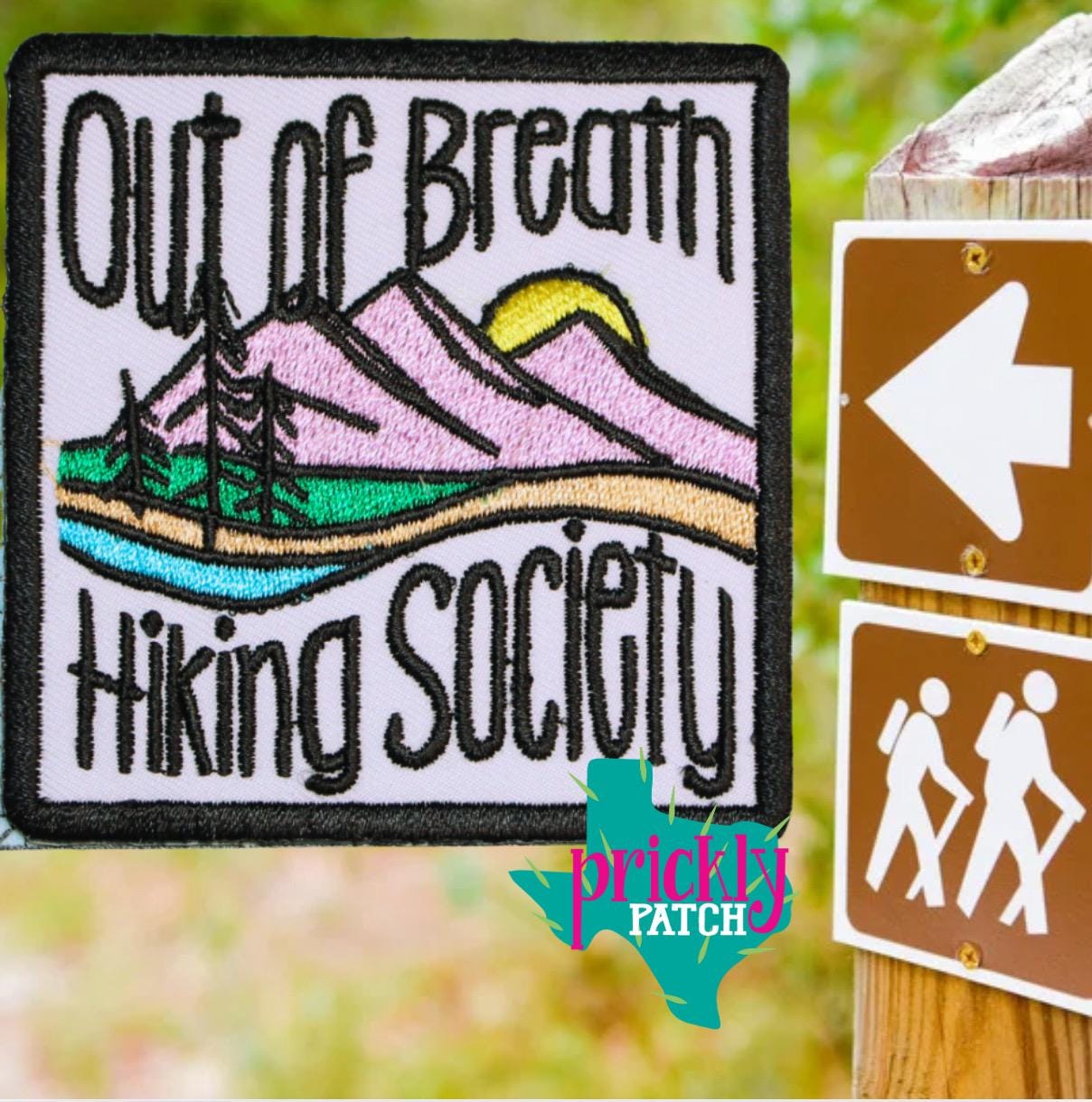Out of Breath Hiking Patch