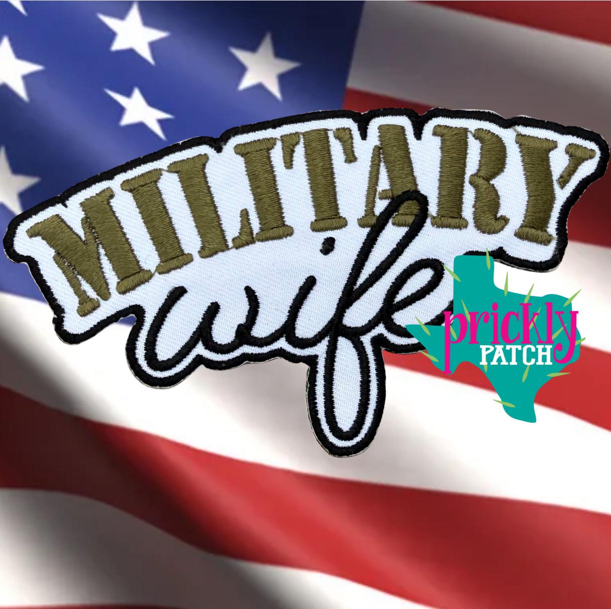 Military Wife Patch
