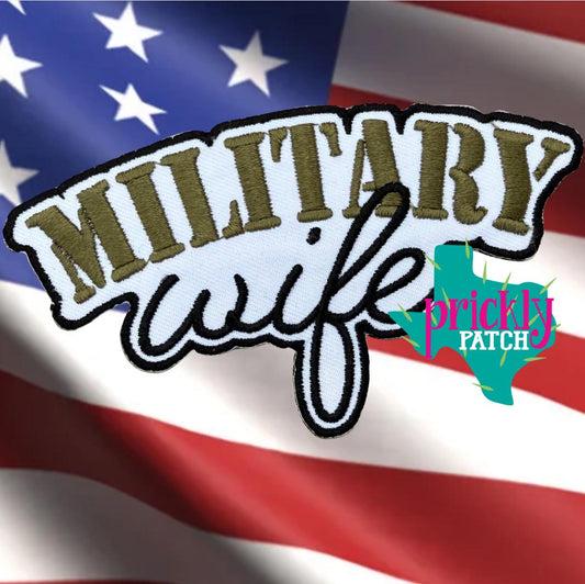 Military Wife Patch