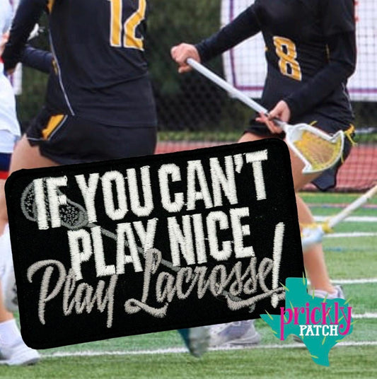 Play Lacrosse Patch