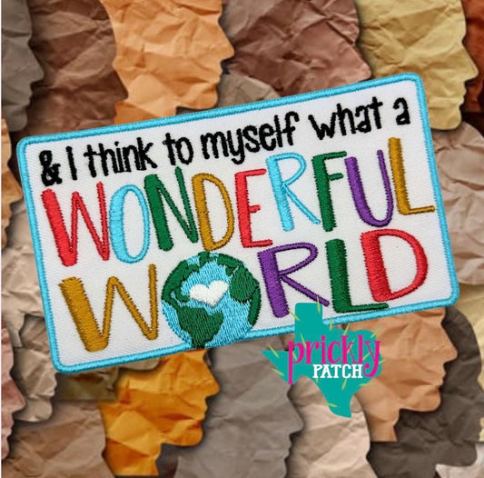 What a Wonderful World Patch