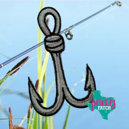 Hooked Iron-On Embroidered Patch