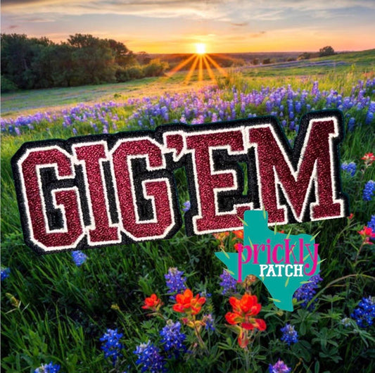 Aggie Gig ‘Em Patch