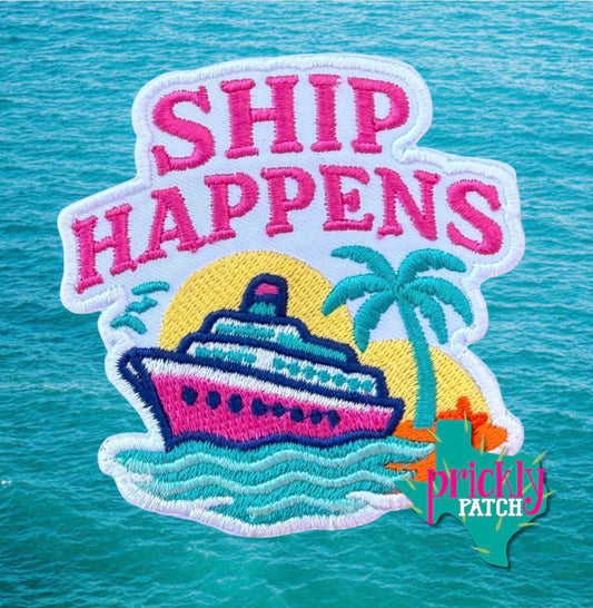 Ship Happens Cruise Patch