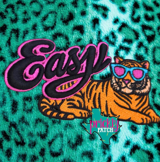 Easy Tiger Iron-On Embroidered Patch