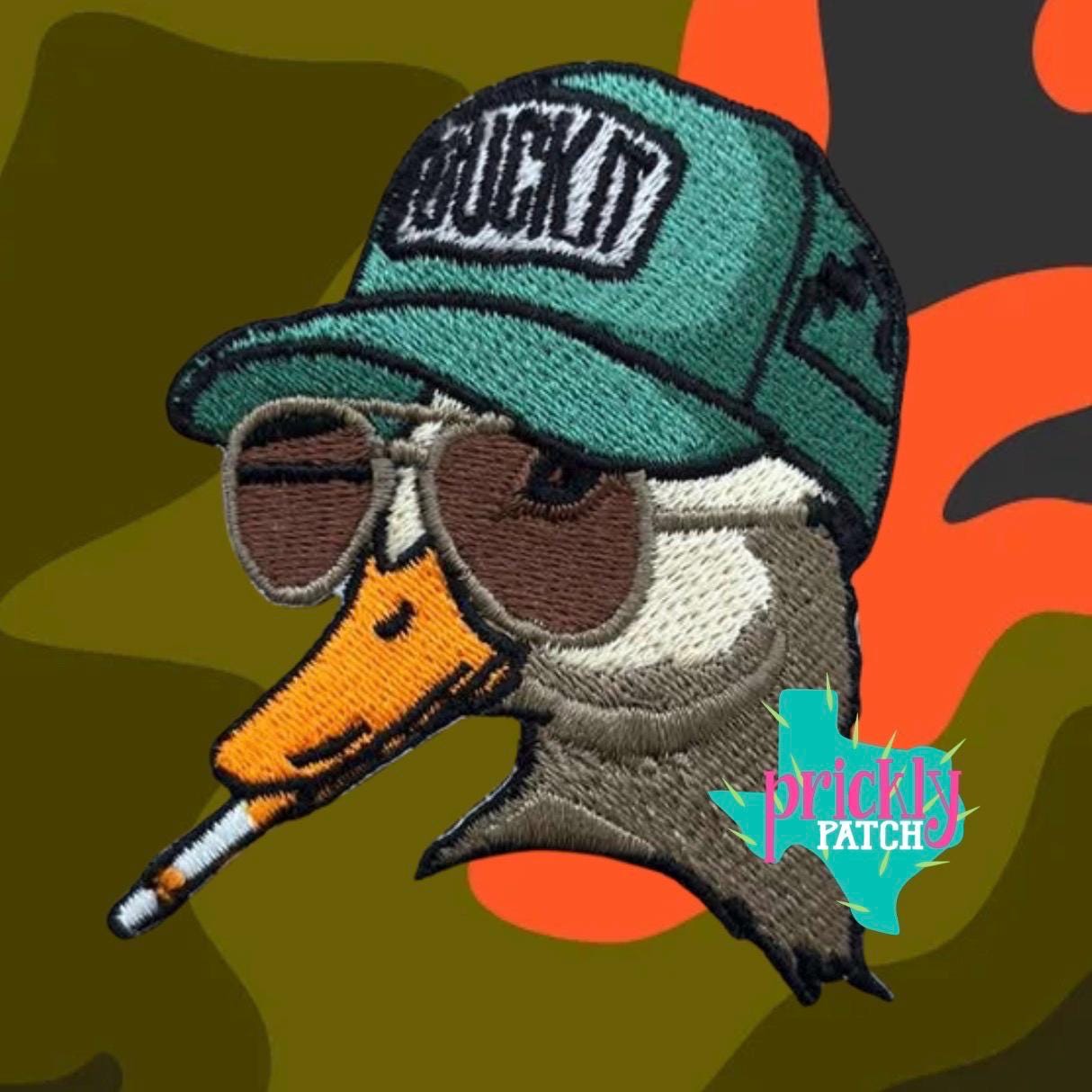 Duck It Iron-On Embroidered Patch