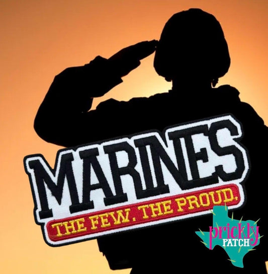 Marines Iron-On Embroidered Patch