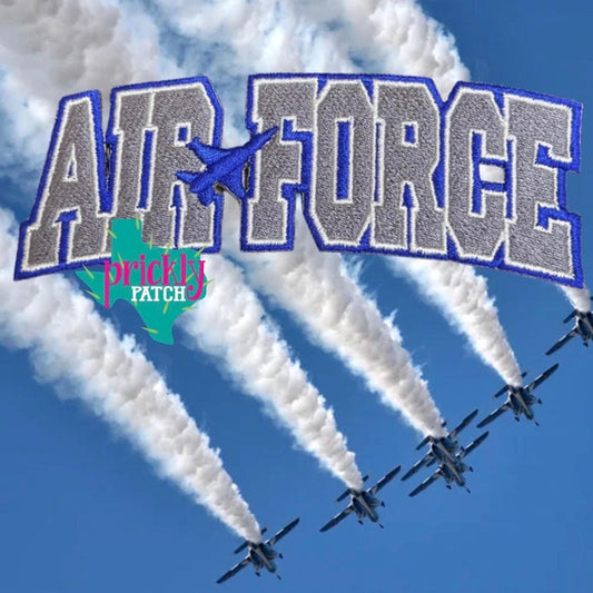 Air Force Iron-On Embroidered Patch