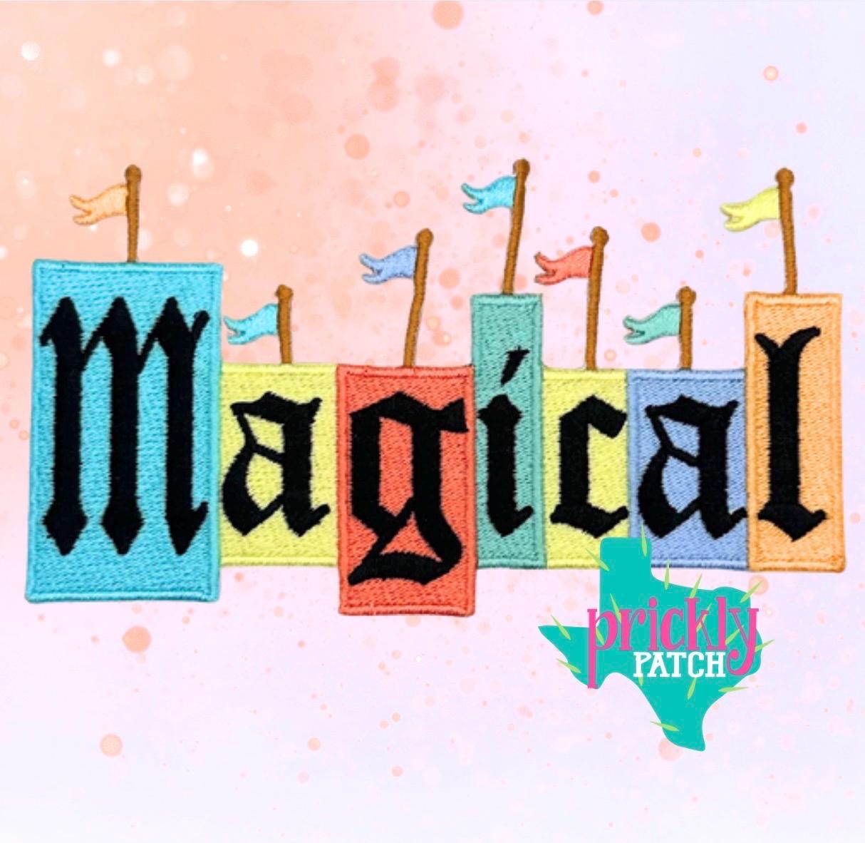 Magical Iron-On Embroidered Patch