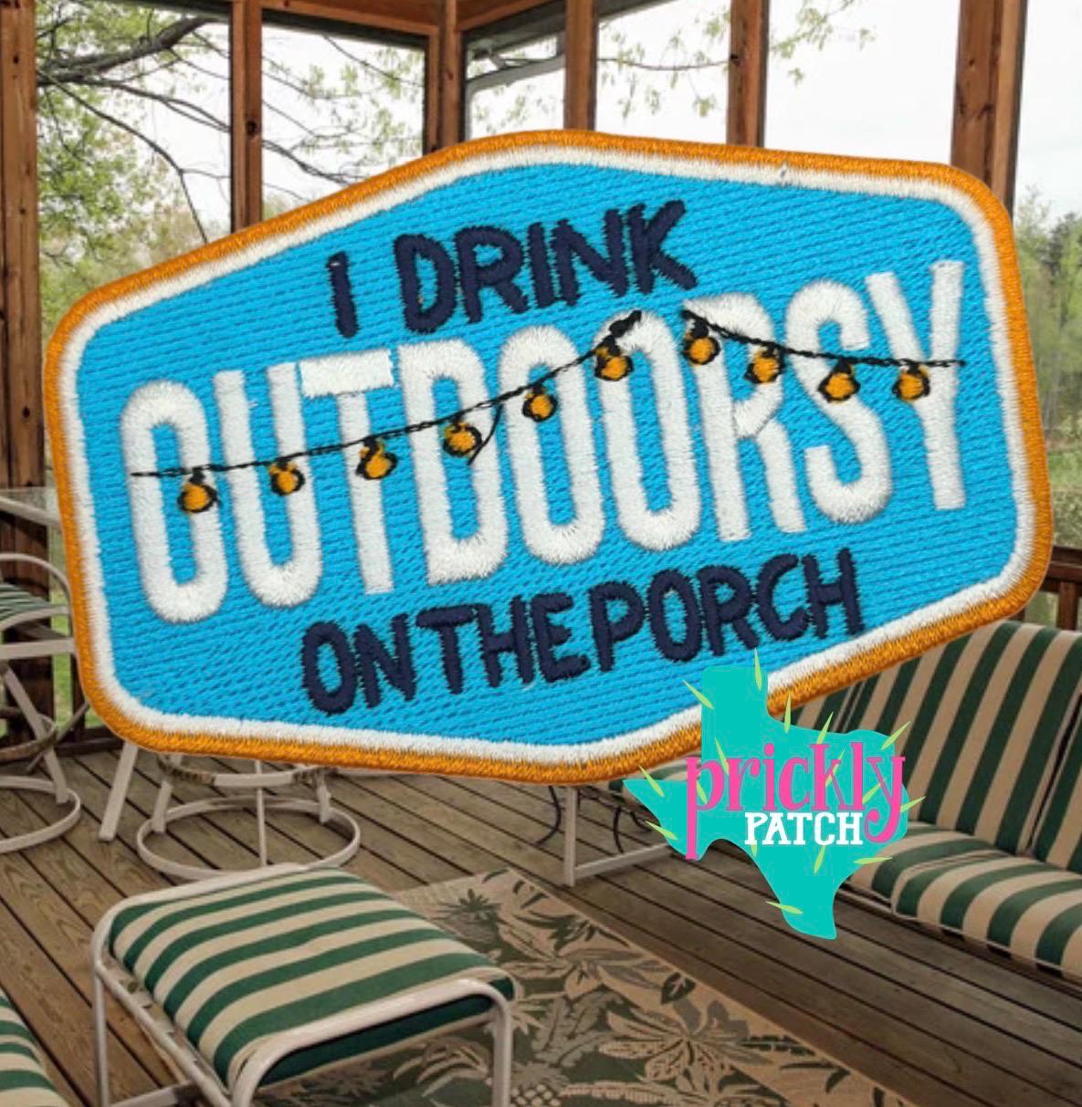 Outdoorsy Iron-On Embroidered Patch