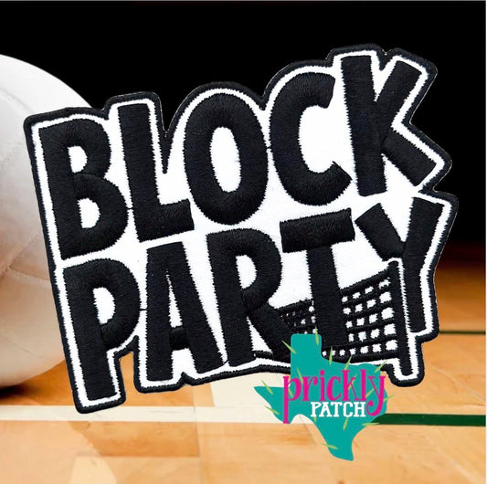 Block Party Iron-On Embroidered Patch