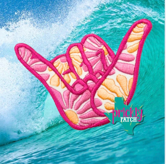 Hang Ten Iron-On Embroidered Patch
