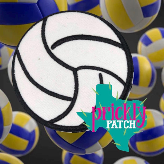 Volleyball Iron-On Embroidered Patch