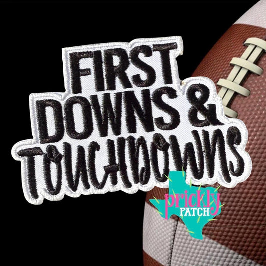 First Downs & Touchdowns Patch