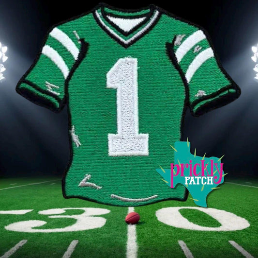Jersey Kelly Iron-On Embroidered Patch
