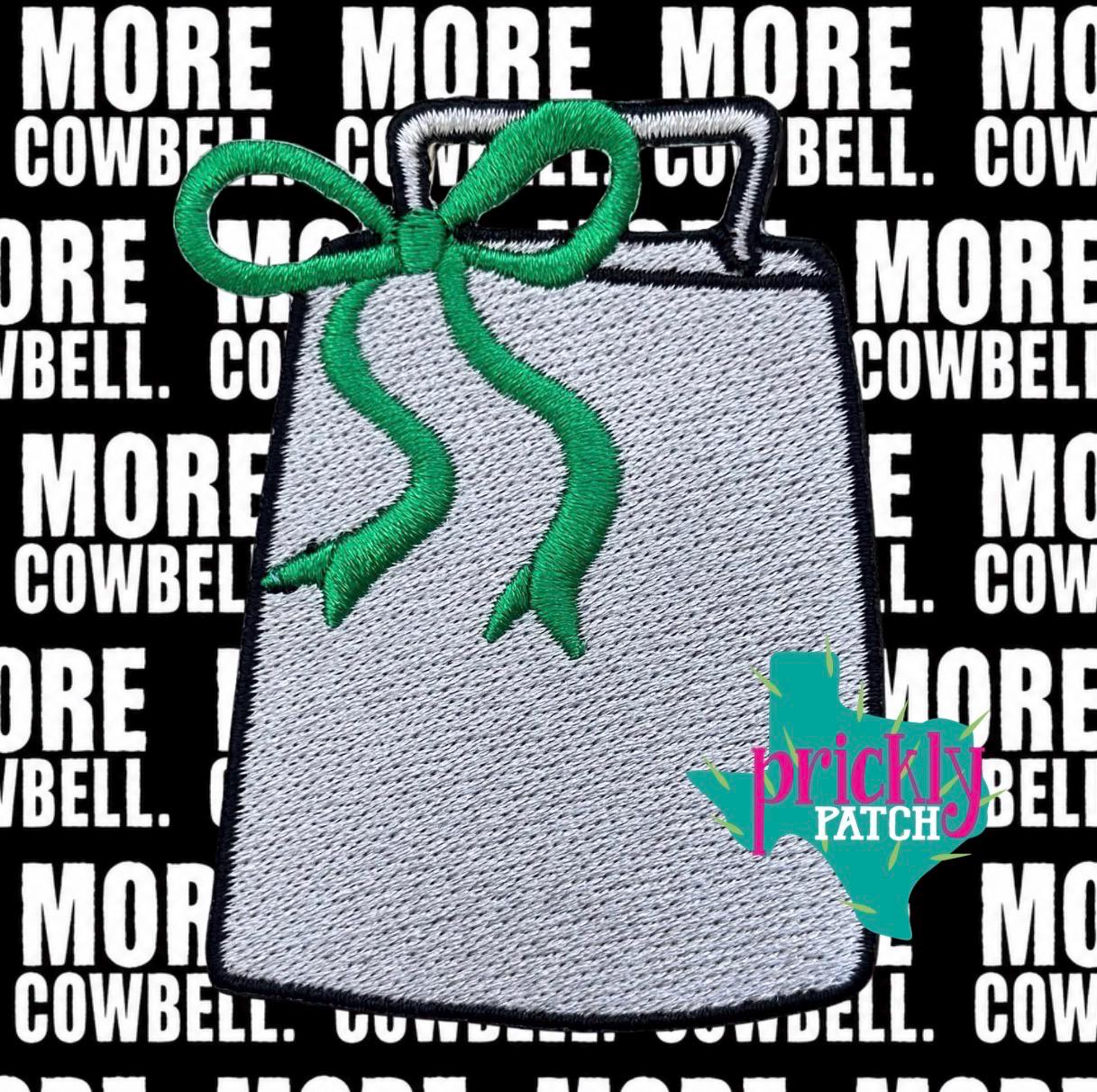 Spirit Bell Green Iron-On Embroidered Patch