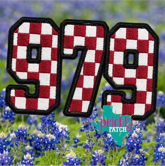 979 Iron-On Embroidered Patch