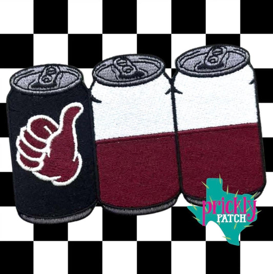 Aggie Flag Iron-On Embroidered Patch