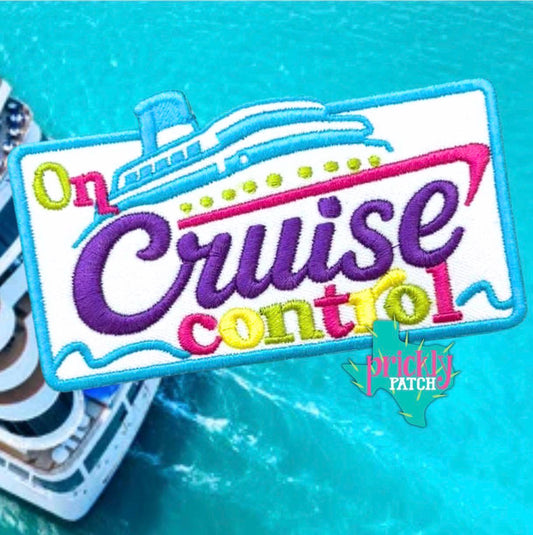 Cruise Iron-On Embroidered Patch
