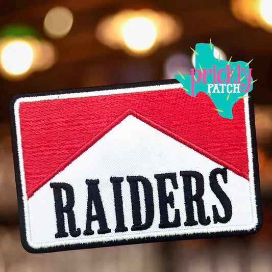 Raiders Iron On Embroidered Patch