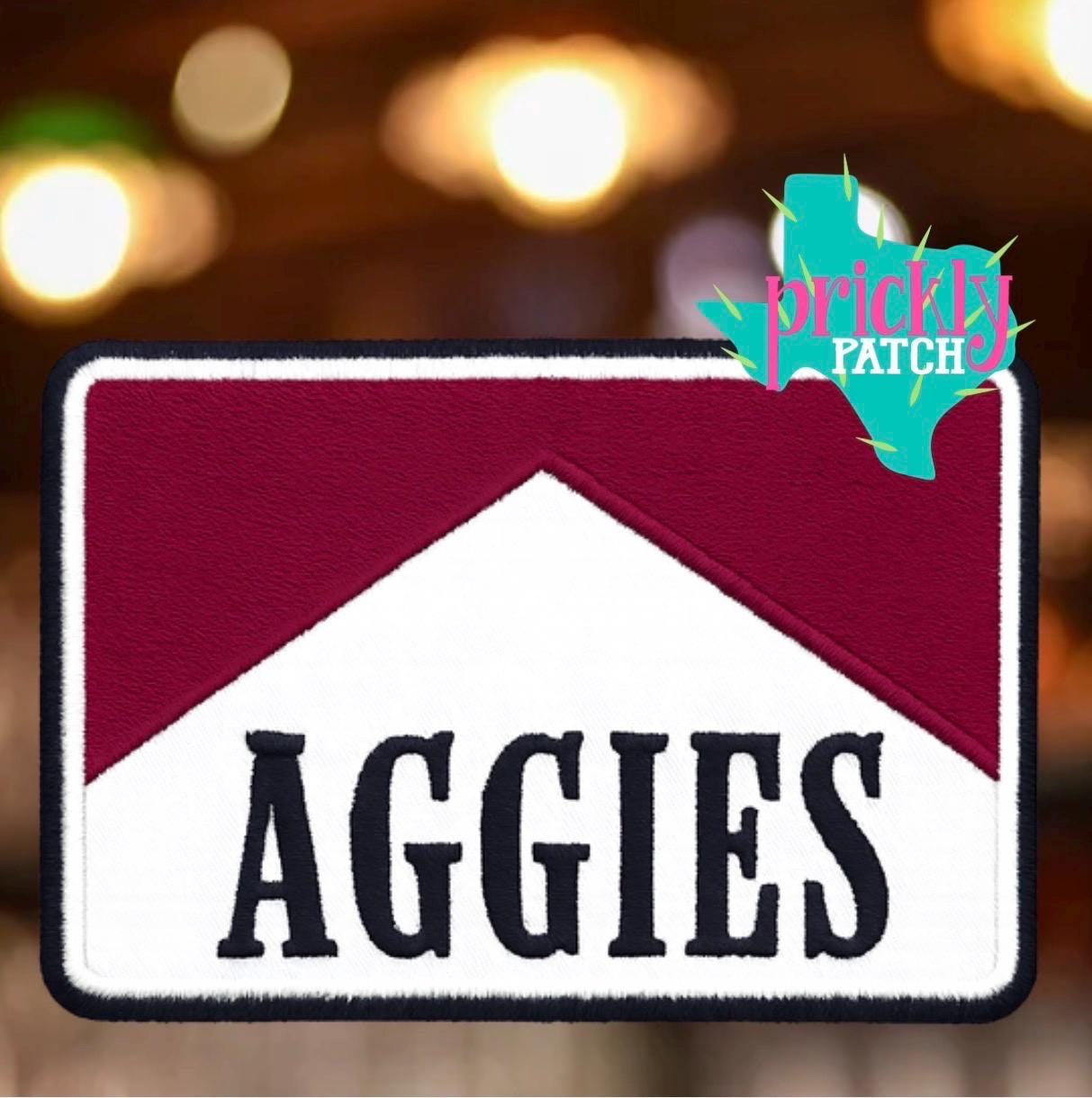 Aggies Iron-On Embroidered Patch