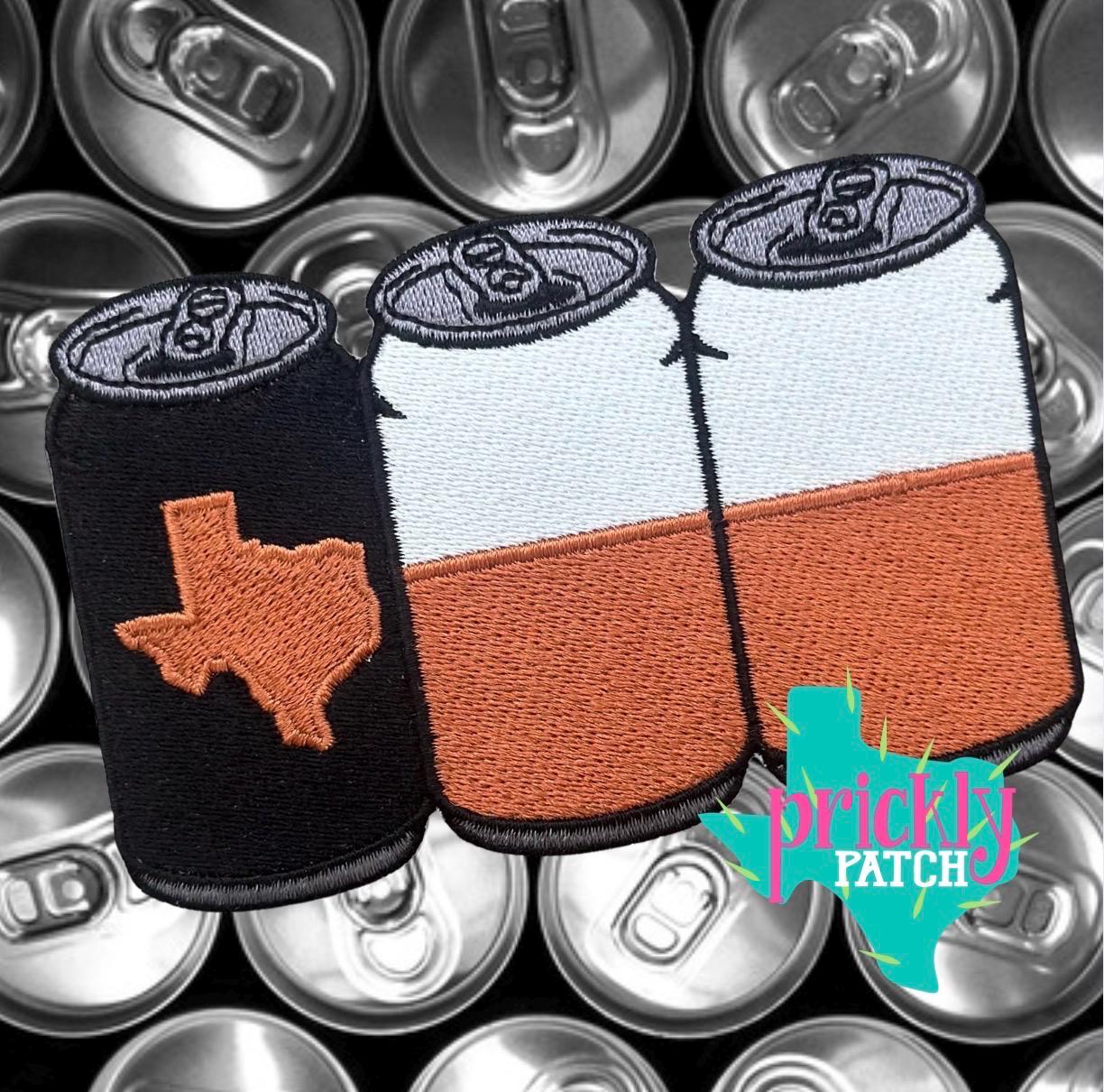 Longhorn Flag Iron-On Embroidered Patch