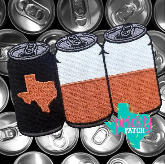 Longhorn Flag Iron-On Embroidered Patch